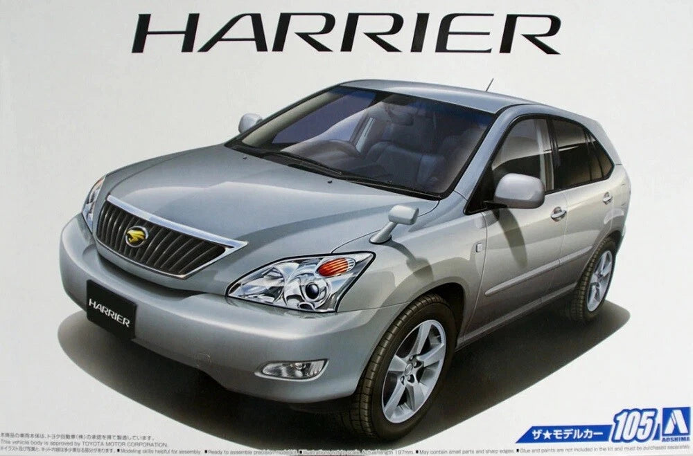 Aoshima AO-20074 1/24 The Car(105)Kit Toyota Harrier GSU30W 350G Premium '06