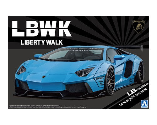 Aoshima AO-20232 1/24 LBWK LB17 Lamborghini Aventador Model Kit