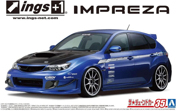 Aoshima AO-20064 1/24 The Tuned Car Ings N-Spec Subaru Impreza WRX STi GRB '07