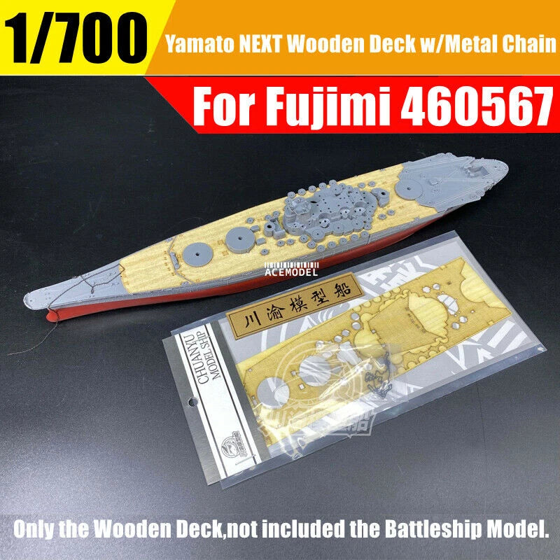FUJIMI 46115 1/700 Japanese Navy Battleship Yamato 1945 Wooden Deck for NEXT 001