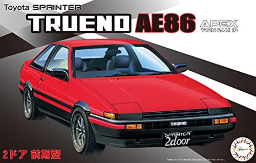 Fujimi 04677 TRUENO AE86 2-Door GT/APEX Early Model 1/24 Plastic Model Kit ID183