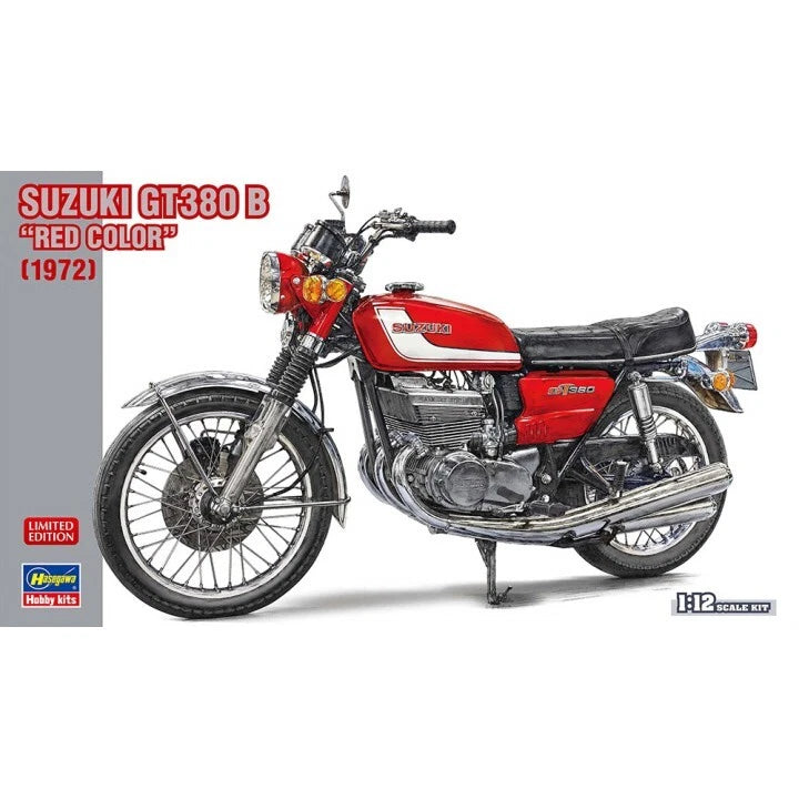 Hasegawa #21756 1/12 Suzuki GT380 B Red Color — detail view 2