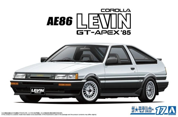 Aoshima AO-06931 1/24  Car Kit Toyota AE86 Corolla Levin GT-Apex w/4A-GE Engine
