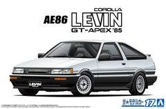 Aoshima AO-06931 1/24  Car Kit Toyota AE86 Corolla Levin GT-Apex w/4A-GE Engine