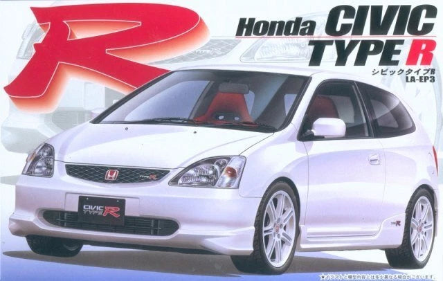 Fujimi 04686 ID94 1/24 Scale Model Sports Car Kit Honda Civic Type R LA-EP3
