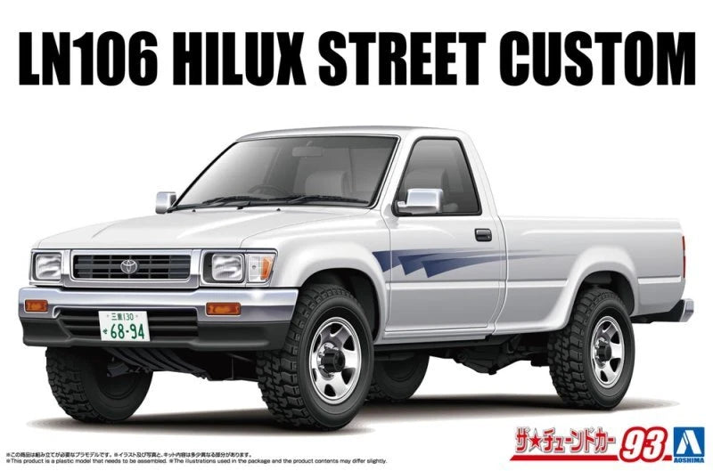 Aoshima AO-06949 1/24 Model Car Kit Toyota LN106 Hilux Longbed Street Custom '94