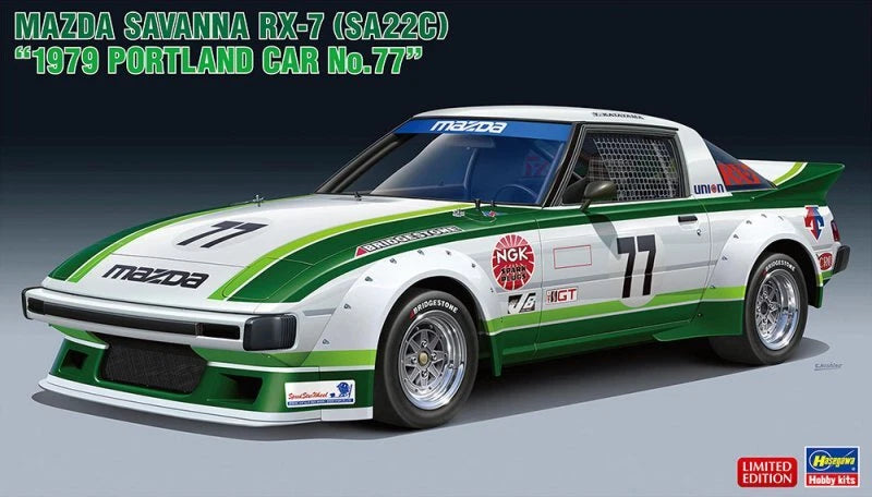 Hasegawa 20661 1/24 Scale Model Kit Mazda Savanna RX-7 SA22C 1979 Portland Car