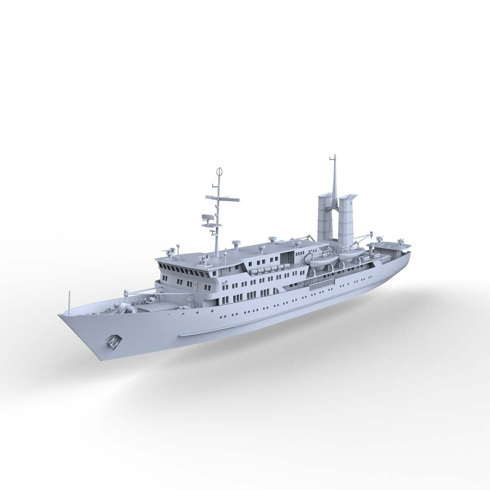 SSMODEL SSC202 1/1000/1250 China Qiongsha-class Troop Cargo Transport Ship
