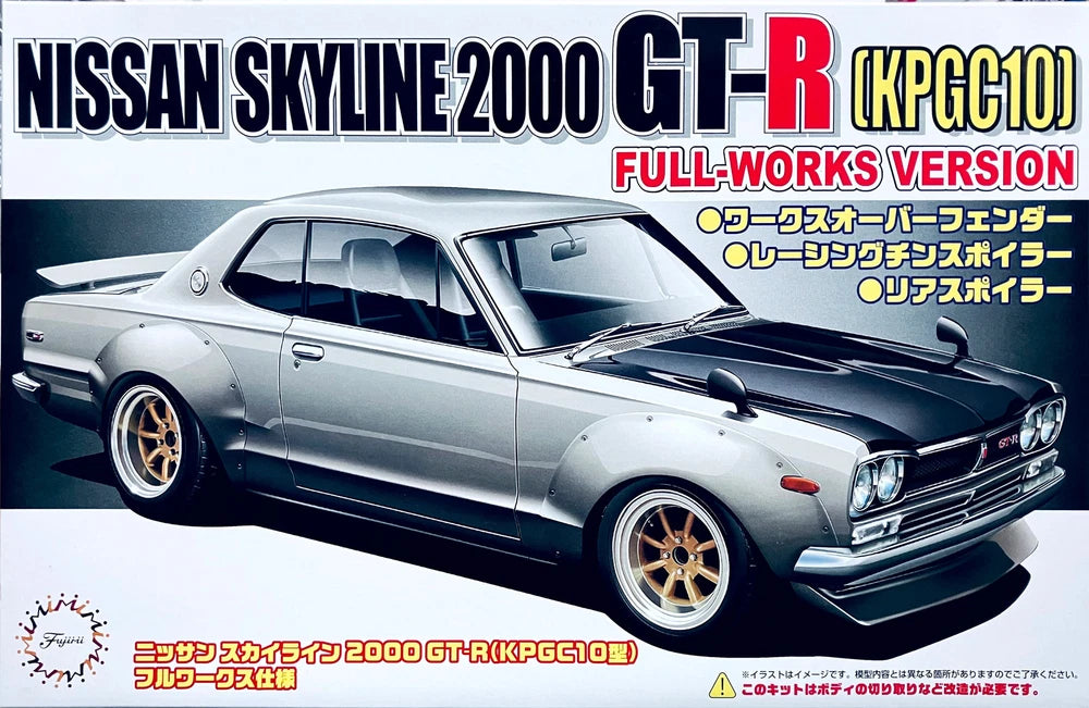 Fujimi 04670 1/24 Nissan Skyline 2000 GT-R Full Works Version (KPGC10) ID142