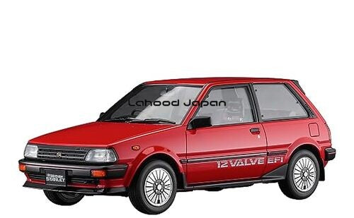 Hasegawa 20660 1/24 Scale Toyota Starlet EP71 Si Limited 3-Door Mid-Model Red Plastic