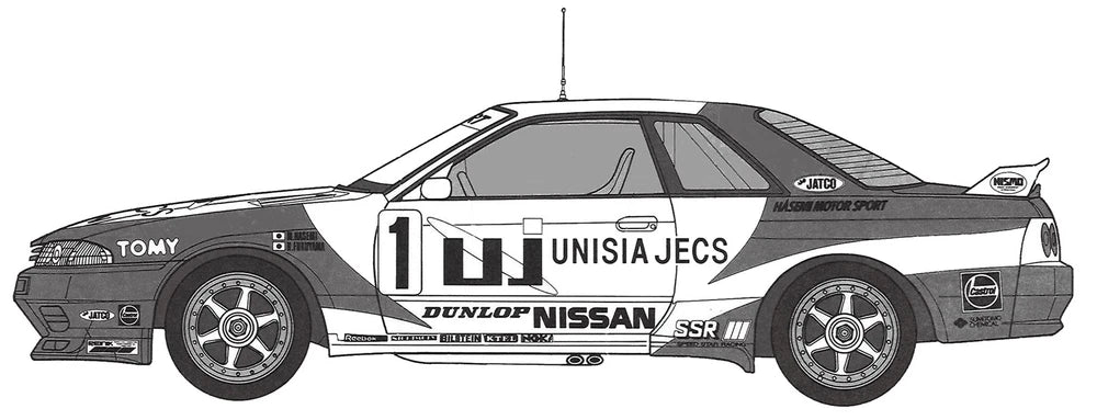 Fujimi 14199 Model 1/12 AXES Series No.5 Unisia Jecs Skyline BNR32 1993 JTC