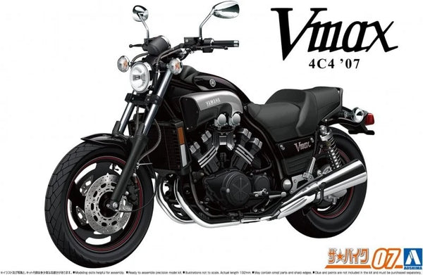 Aoshima AO-06230 1/12Model Cruiser Motorcycle Kit Yamaha Vmax 4C4 2007 V-Max