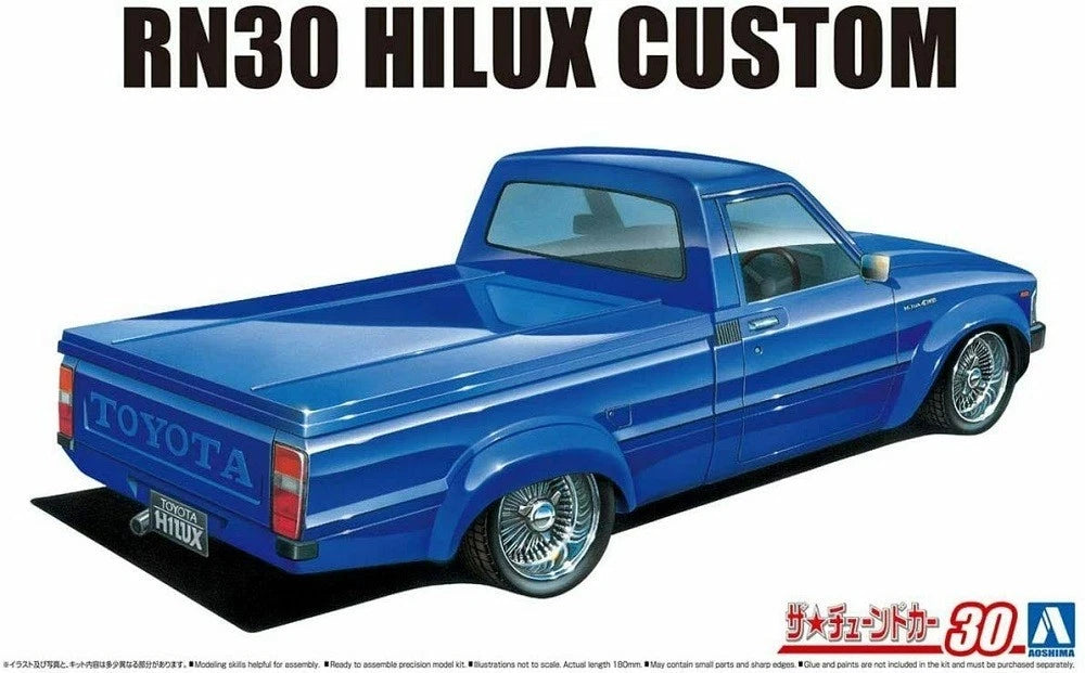 Aoshima AO-05862 Model Truck Tuned Car(30) Kit Toyota RN30 Hilux Custom '78