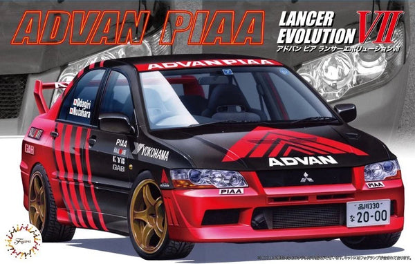 Fujimi 04762 ID-307 1/24 Model Advan PIAA Mitsubishi Lancer Evolution VII EVO 7