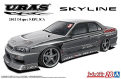 Aoshima AO-06877 1/24 Tuned Car Kit D1 Spec Replica URAS Nissan ER34 Skyline R34