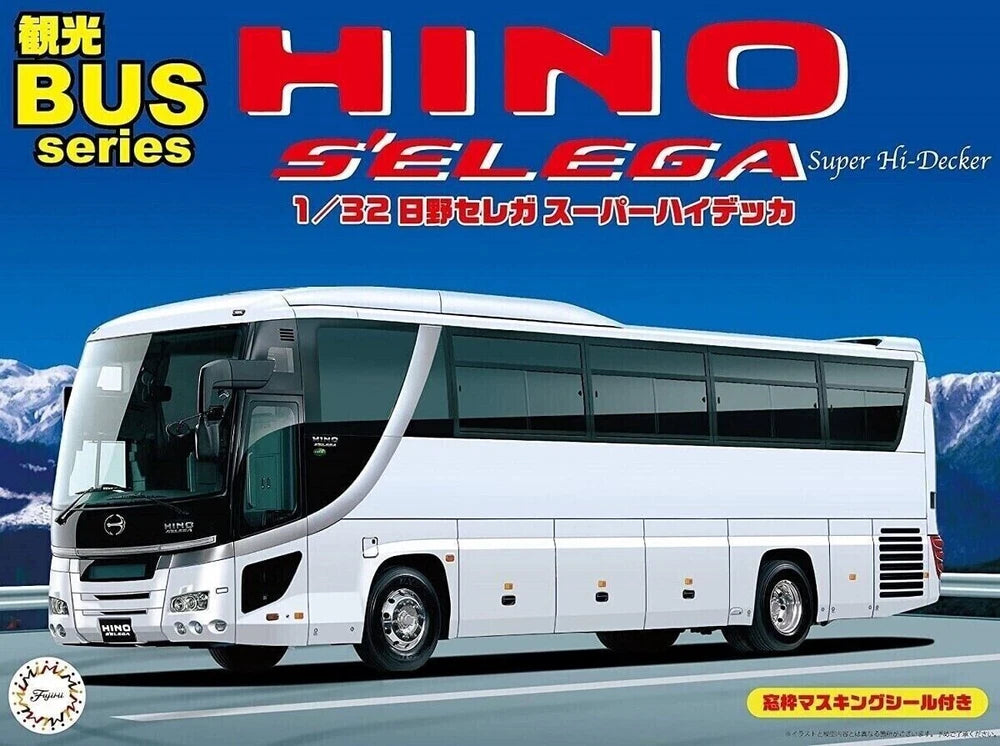 Fujimi 01203 Bus-1 Hino S`elega Super Hi-Decker 11103 1/32
