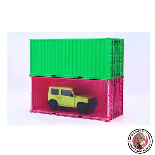 Fujimi 06646 1/24 Car NEXT Series No.1001 20ft Container Green Plastic Model