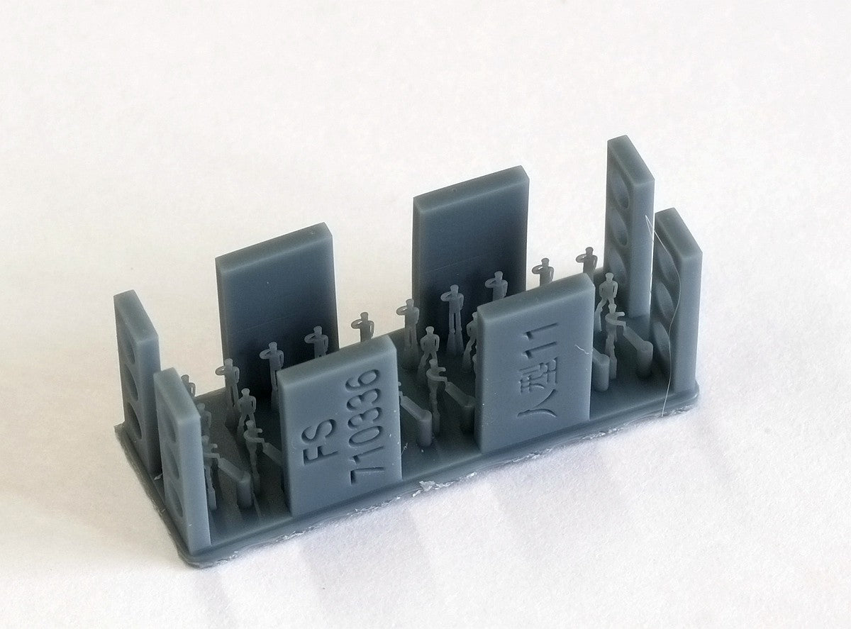 Five star 1/700 FS710336 3D Resin Vessel Crew XI (6 gestures,60 pcs in total) — detail view 3