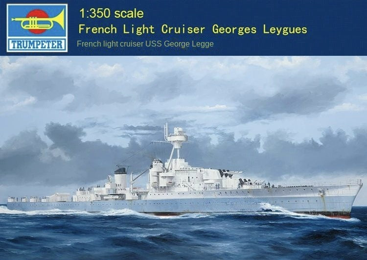 Trumpeter 05375 1:350 French Light Cruiser Georges Leygues Model Kit