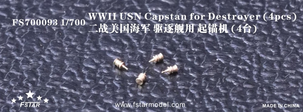 Fivestar PE 1/700 WWII USN Capstan for Destroyer (4pcs) FS700093 — scale model kit