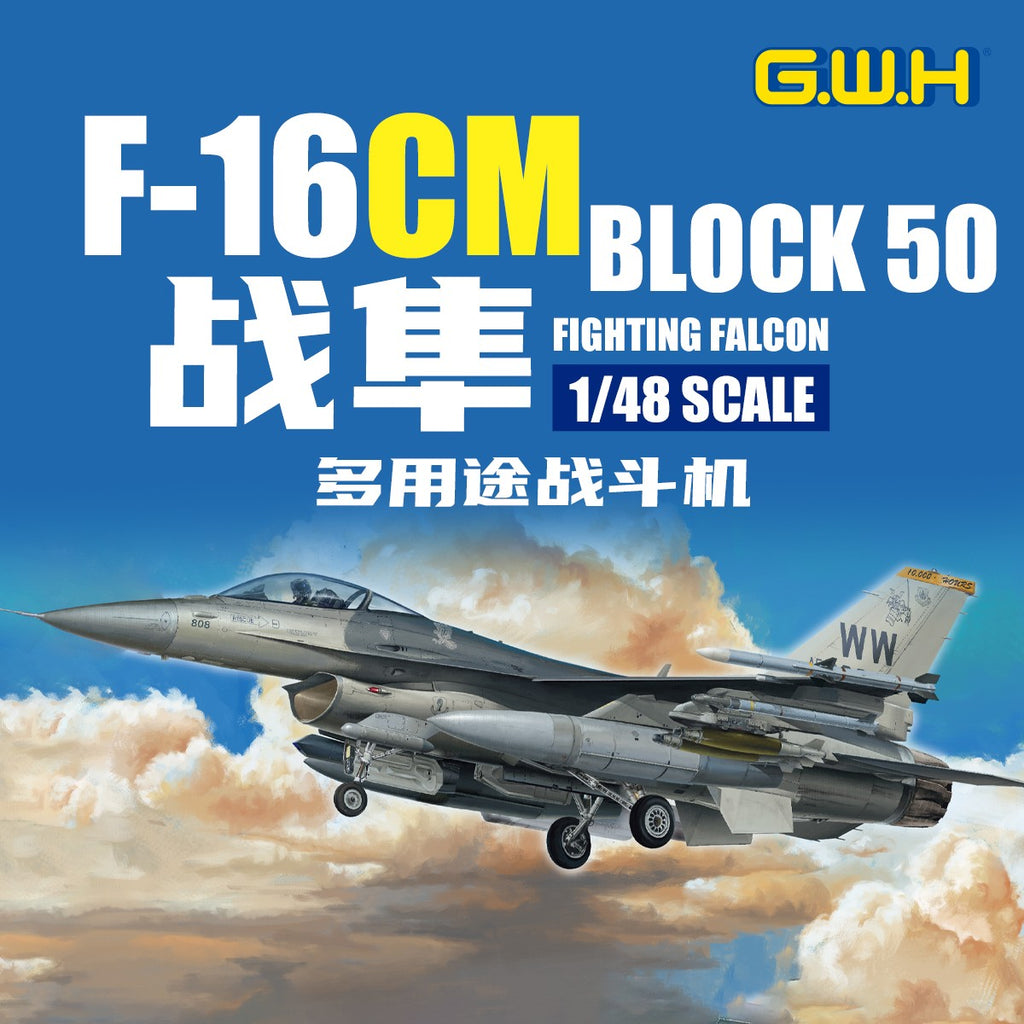Great Wall Hobby L4836 1/48 F-16CM Block 50 Fighting Falcon Assembly Model Kit