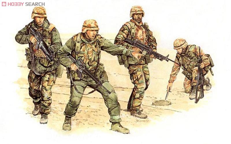 Dragon 3015 1/35 U.S. 1st Infantry Division Big Red One Plastic Model Kit