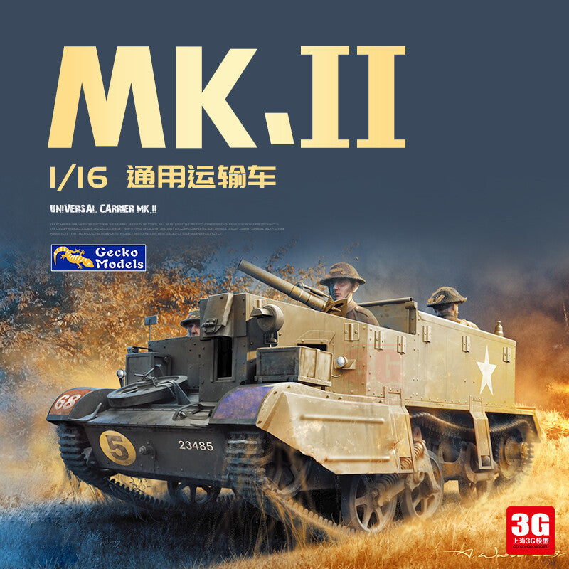 Gecko Models 16GM0016 1/16 Scale Universal Carrier Mk.II Kit — scale model kit