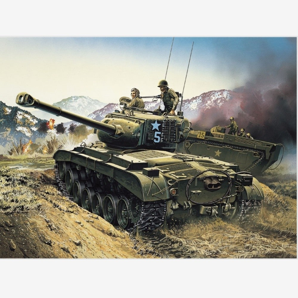 DRAGON 6801 American m26a-1 Pershing heavy tank reprint 1 / 35