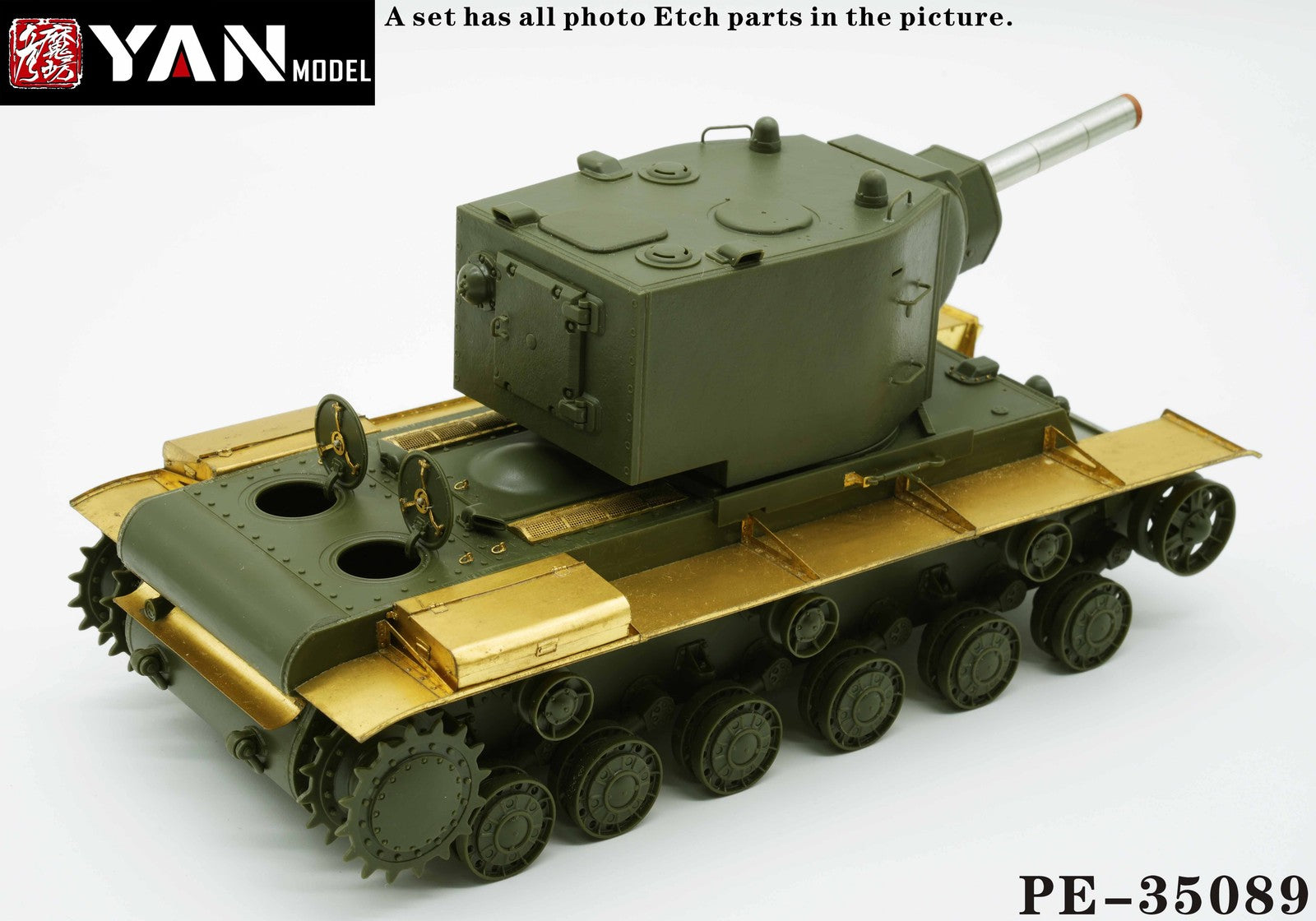 Yan Model PE-35089 1/35 Russian KV-2 Heavy Tank(for TAMIYA 35375)