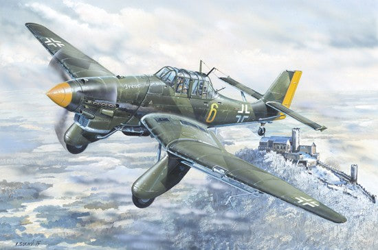 Trumpeter 1/24 02420 JNKERS JU-87A STUKA Model Kit — scale model kit