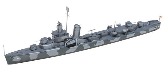 Tamiya 31911 1/700 Scale Model Kit WWII U.S Navy USS Destroyer DD412 Hammann
