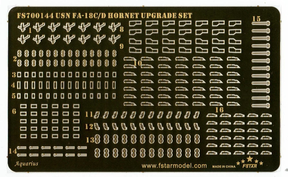 Five Star FS700144 1/700 Modern USN F/A-18C/D Hornet Upgrade Set — detail view 3