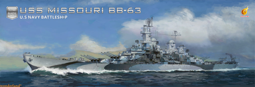 VeryFire VF700909 1/700 USS MISSOURI BB-63 U.S NAVY BATTLESHIP