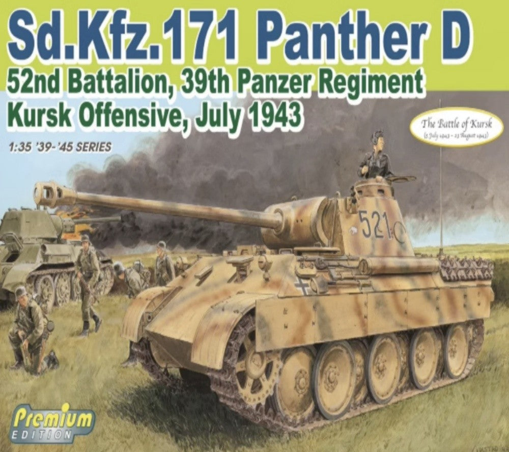 DRAGON 6867 1/35 Sd.Kfz.171 Panther D 52nd Battalion Panzer Regiment Offensive