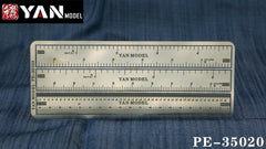 Yan Model PE-35020 Scale Conversion Ruler 1/24 1/35 1/48 1/72 1/350 1/700