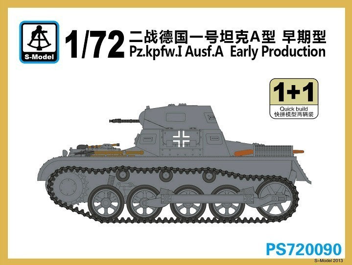 S-Model PS720090 1/72 Pz.Kpfw.I Ausf.A Early Production – Ssmodel ...