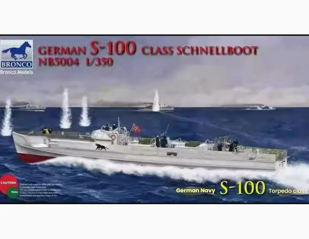 Bronco Model kit NB5004 1/350 German S-100 Class Schnellboot