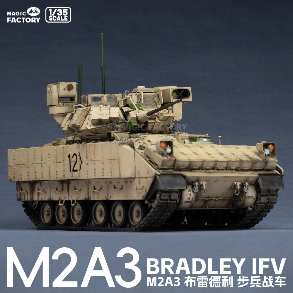 MAGIC FACTORY 2015 1/35 M2A3 Bradley Infantry Fighting Vehicle（IFV）Model Kit