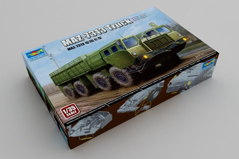 Trumpeter 1/35 01050 MAZ-7313 TRUCK- — detail view 2