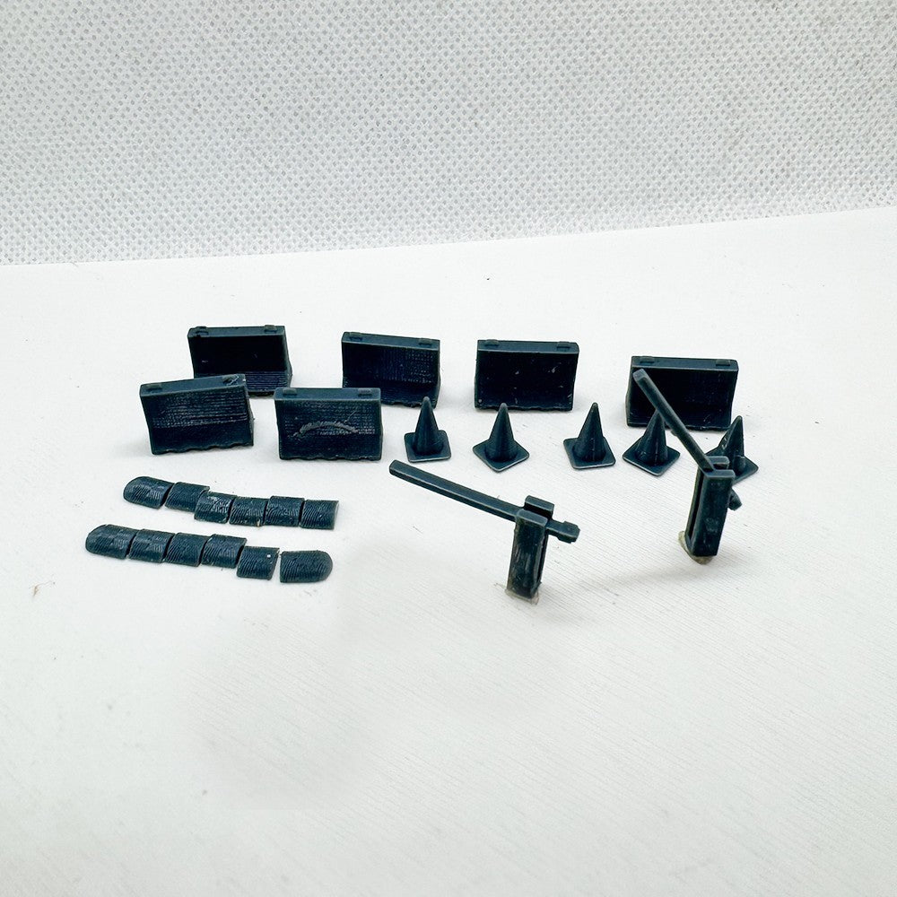 Yao's Studio LYTS87076 1/87 HO Scale 3D Printed Modern Barrier Toll Station
