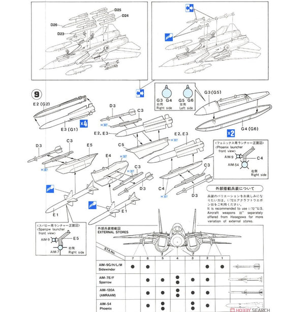 HASEGAWA 1/72 HA00532 F-14A Tomcat (Low Visibility) (Plastic model)