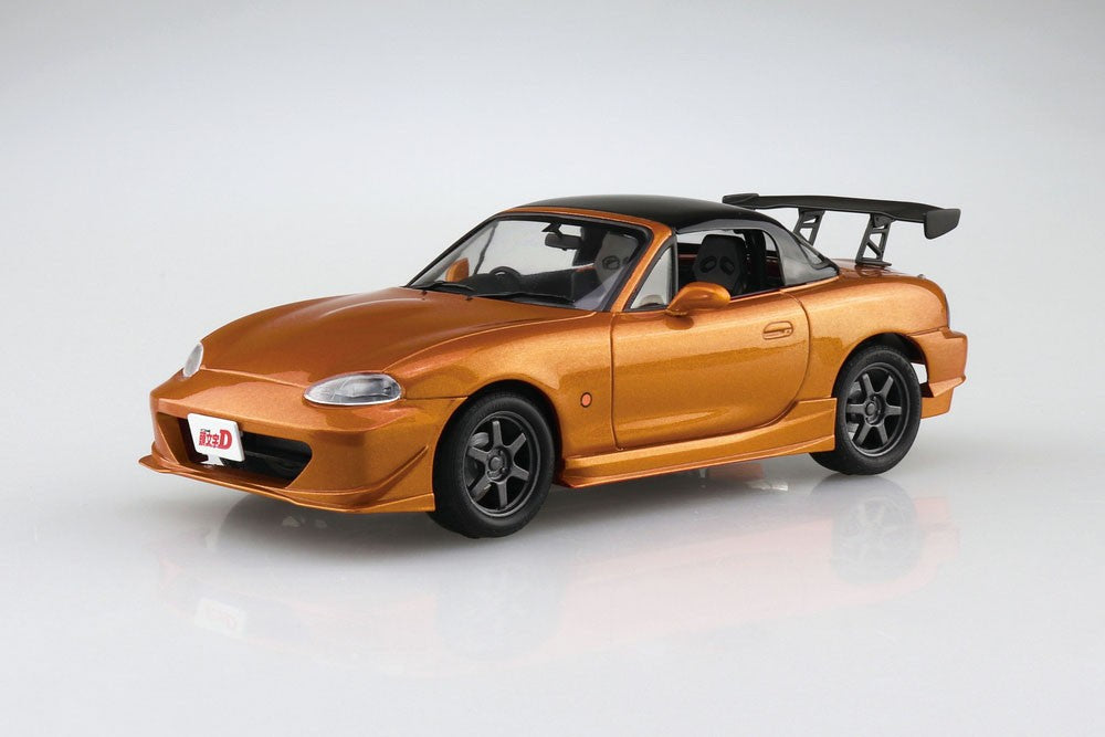 Aoshima AO-06418 16 Initial D Omiya Satoshi NB8C Roadster 1/24 Scale Plastic Mo — detail view 2