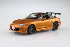 Aoshima AO-06418 16 Initial D Omiya Satoshi NB8C Roadster 1/24 Scale Plastic Mo