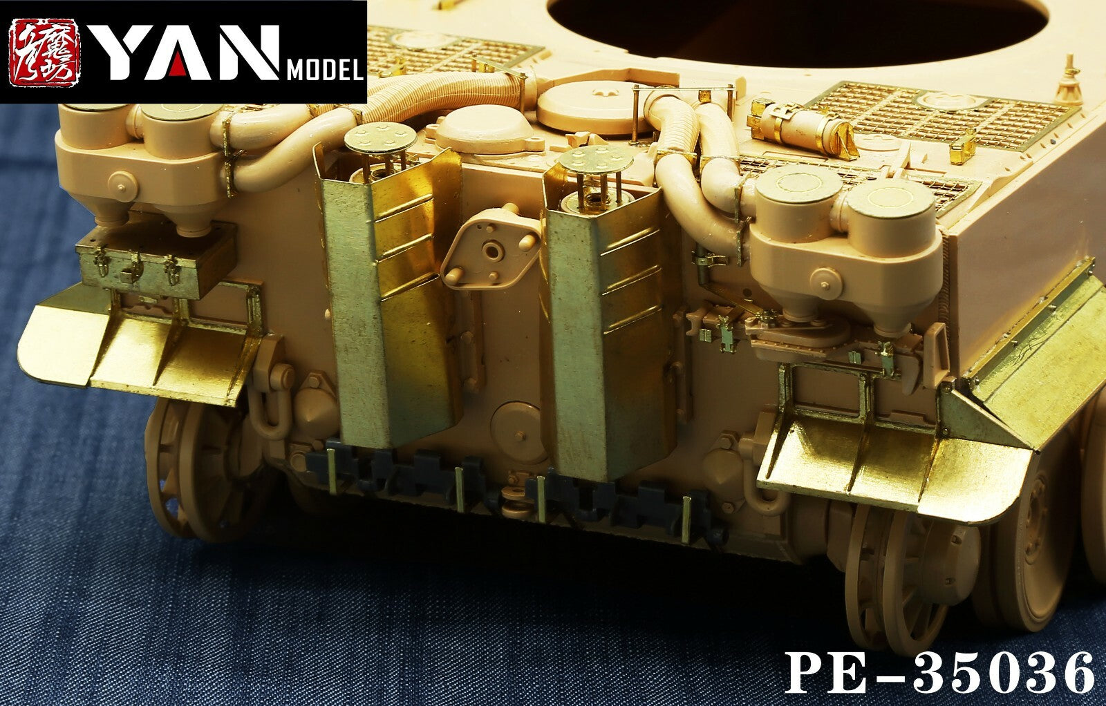 Yan Model PE-35036 1/35 Tiger I Early Photo Etches for Rye Field 5001/5050