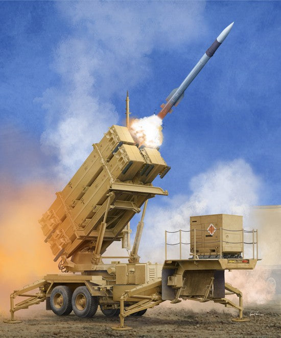 TRUMPETER 01040 M901 LAUNCHING STATION MIM-104F PATRIOT SAM SYSTEM PAC-3 1/35- — scale model kit