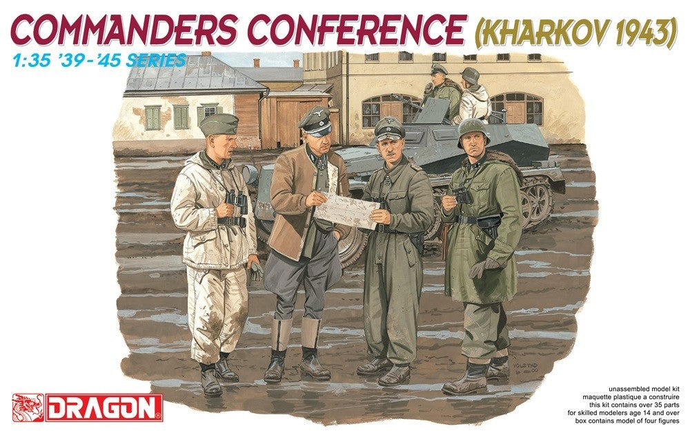 DRAGON 6144 1/35 Commanders Conference (Kharkov 1943)