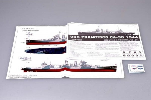 Trumpeter 05310 USS SAN FRANCISCO CA-38 1944 1:350 Model Kit