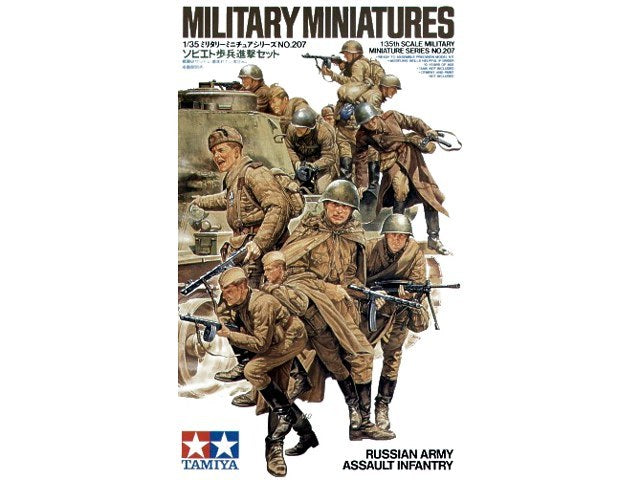Tamiya 35207 1/35 Scale Model Military Figure Kit Russian Army Assault Infantry