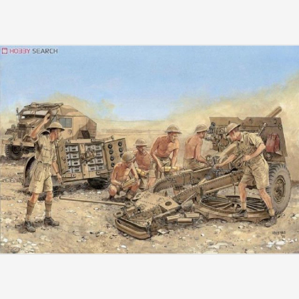 DRAGON 1/35 6675 British 25-Pdr. Field Gun Mk.II w/Limber & Crew