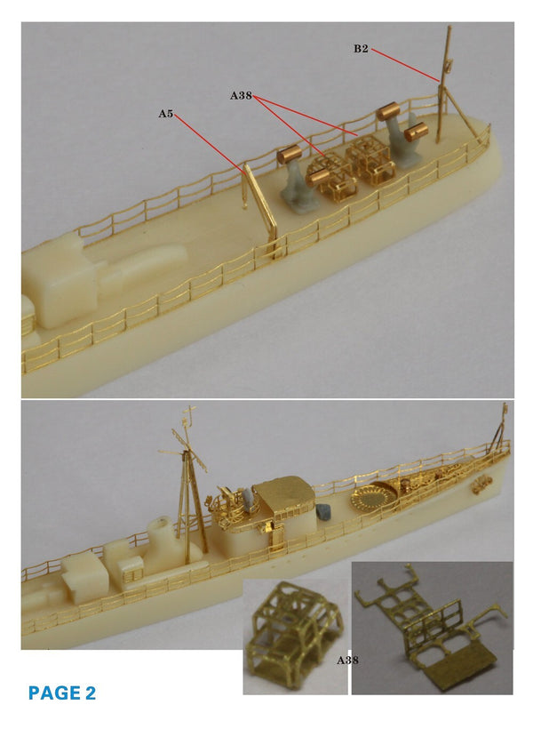 Five Star FS720020 1/700 WWII IJN Type NO.53 Submarine Chaser Resin Model Kit